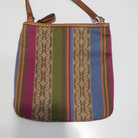 Fossil Slim Profile Cloth Crossbody, Approx. 8 x 8 - Picture 2 of 7